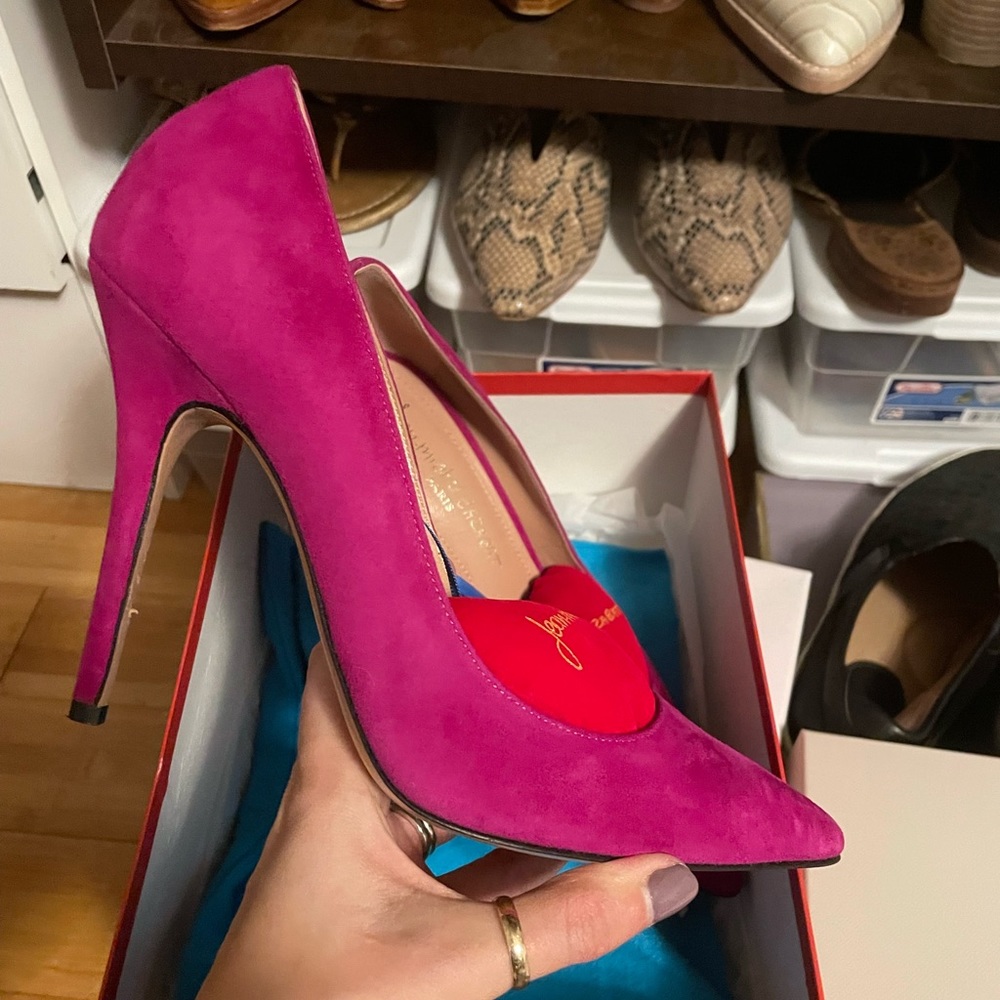Jean michel cazabat NIB suede heels pumps